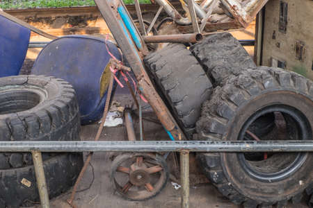 Old Tiresの写真素材