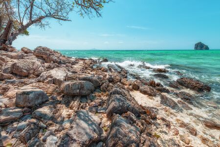 The beautyful beach of thailand.の写真素材