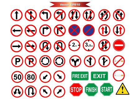 The road sign for art workのイラスト素材