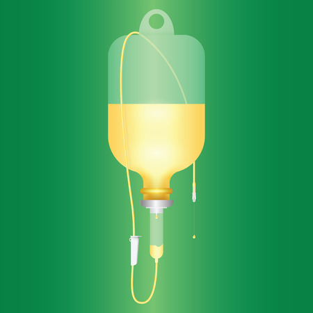 Intravenous drip for emergency patient.のイラスト素材