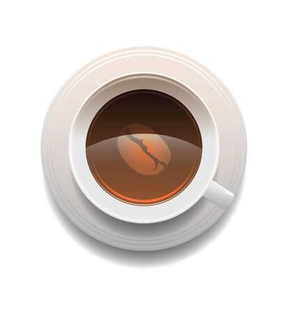 The fresh coffee cup for working in this morning.のイラスト素材