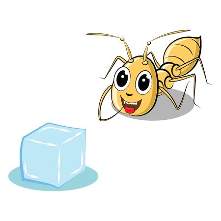 Ant and sugarのイラスト素材