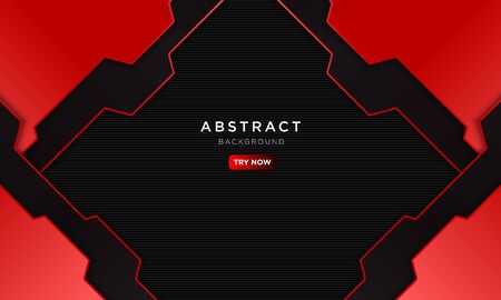 abstract dark red sport background with modern shape, future robotic concept wallpaper.のイラスト素材