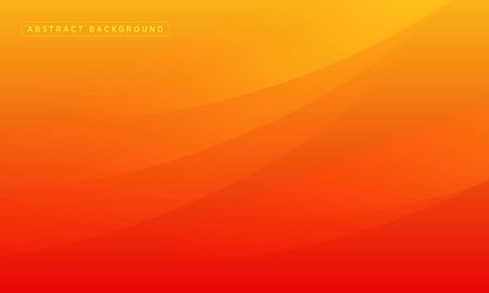 abstract background with orange color with waveのイラスト素材