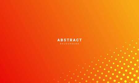 Minimal and modern orange gradient background with halftoneのイラスト素材