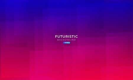 Abstract futuristic game background with a low poly concept, minimal blue purple gradient background, for posters, banners, landing page concepts.のイラスト素材