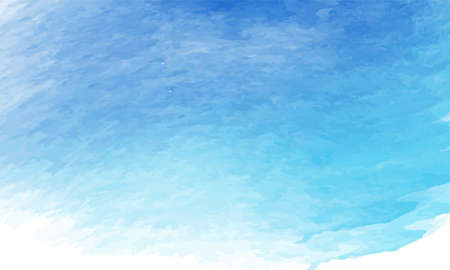 blue watercolor background, abstract blue ink splash background for poster, banner or flyer designのイラスト素材