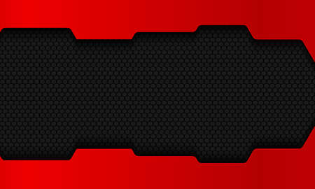 abstract red gaming background with texture, abstract creative overlap digital background, modern landing page concept.のイラスト素材