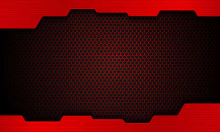 abstract red gaming background with texture, abstract creative overlap digital background, modern landing page concept.のイラスト素材