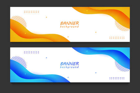 Abstract blue background vector design, banner pattern, background template. Suitable for various background design, template, banner, poster, presentation, etc.のイラスト素材