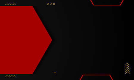 Abstract orange and black background with deep shadow and texture, luxury background concept. Suitable for various background design, template, banner, poster, presentation, etc.のイラスト素材