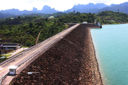 dam in south Thailandの写真素材