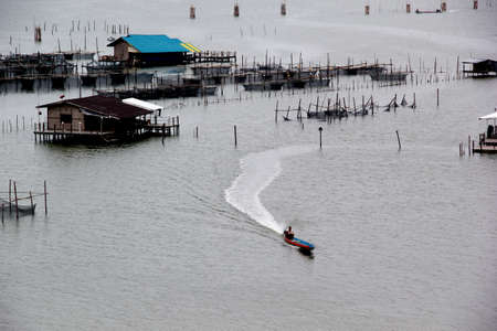 house in seaの写真素材