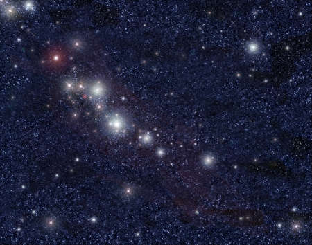 Bright star on a universe