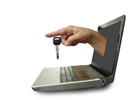 Computer crime conceptの写真素材