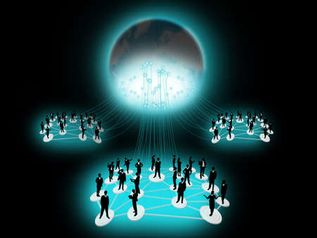 Business networkの写真素材