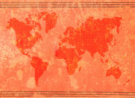 Old world mapの写真素材