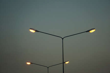 Spot light on the way.の写真素材