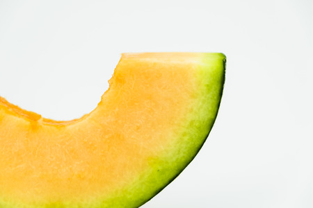 Melon isolated on white backgroundの写真素材