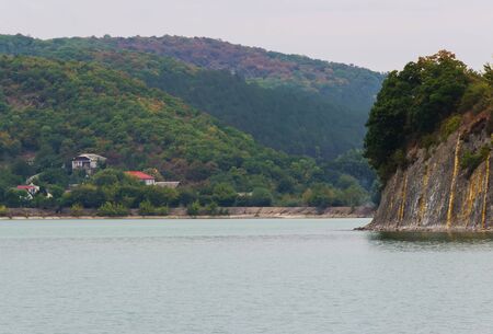sea landscape in the Crimeaの写真素材