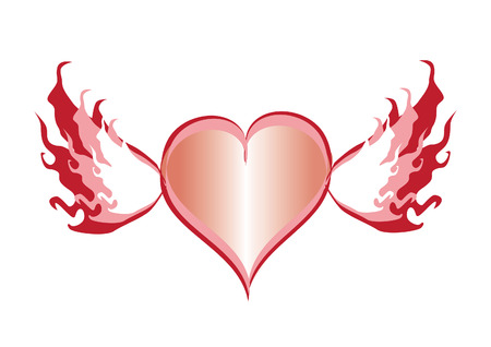 abstract heart symbol of loveのイラスト素材