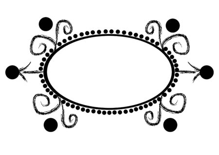 abstract frame for life eventsのイラスト素材