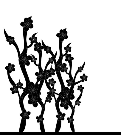 floral invitation for life eventsのイラスト素材