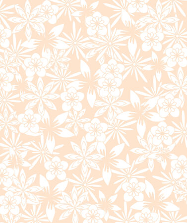 floral texture in soft pink colorsのイラスト素材