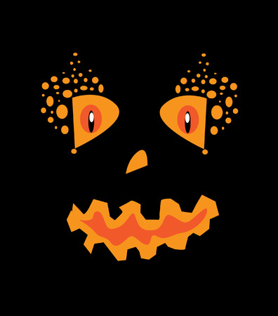 halloween pumpkin vector illustrationのイラスト素材