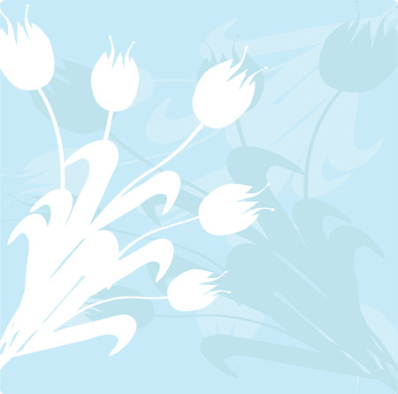 floral card for life events, with space for textのイラスト素材