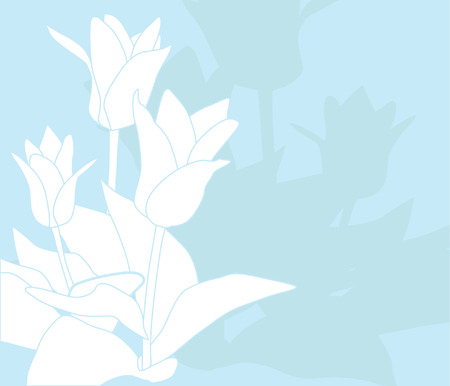 floral card for life events, with space for textのイラスト素材