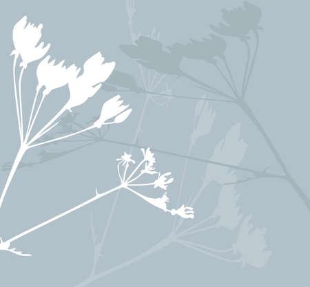 floral invitation for life events with space for textのイラスト素材