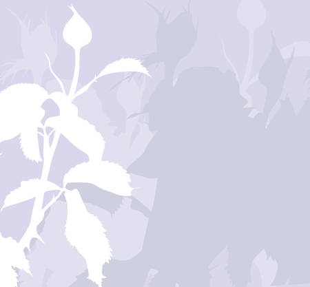 floral invitation for life events with space for textのイラスト素材