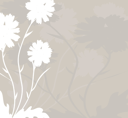 floral invitation for life events with space for textのイラスト素材