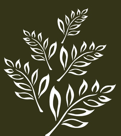 abstract tree branch, symbol of natureのイラスト素材