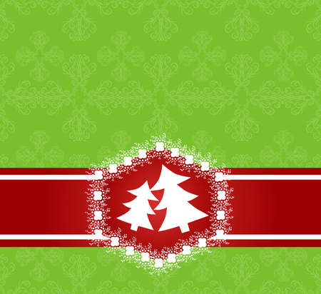 elegant christmas and new year background in red green colorsのイラスト素材