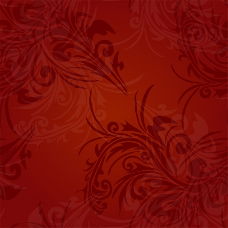 elegant seamless pattern with abstract floral decorations for your designのイラスト素材
