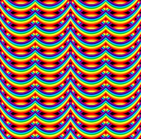 abstract seamless pattern in rainbow colors for your designのイラスト素材