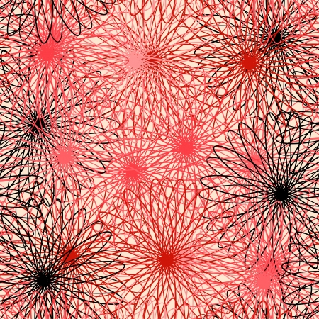 seamless pattern with abstract flowers for your designのイラスト素材