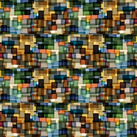 elegant seamless pattern with mosaic imitation for your designのイラスト素材