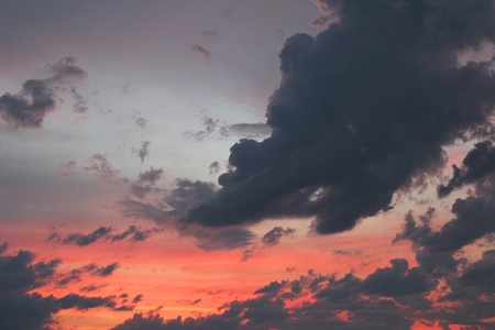 beautiful sky background with abstract clouds