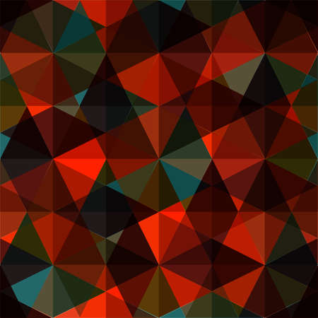 abstract seamless pattern with multicolor triangles, design element