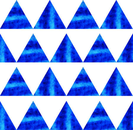 abstract seamless pattern with watercolor triangles, design element