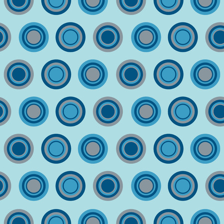 elegant retro seamless pattern with blue gray polka dots, design element.のイラスト素材