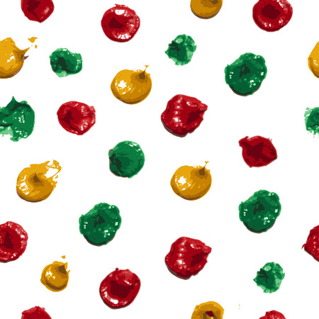 Elegant seamless pattern with oil painted drops, design elements. Can be used for invitations,...