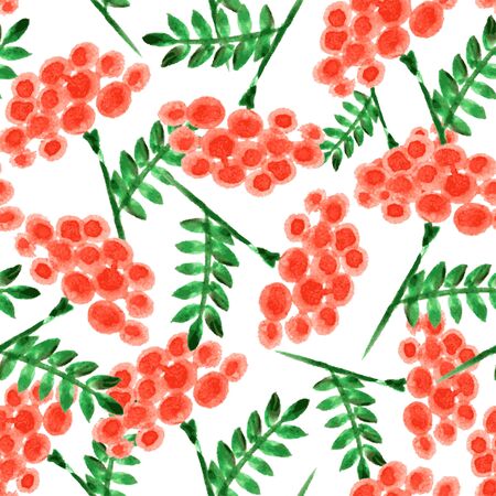 Elegant seamless pattern with watercolor painted flowers, design elements. Floral pattern for wedding invitations, greeting cards, scrapbooking, print, gift wrap, manufacturingのイラスト素材