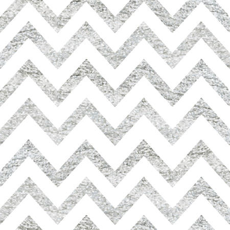 Abstract chevron silver glitter seamless pattern , design element.のイラスト素材