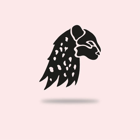 Abstract leopard symbol, design elementのイラスト素材