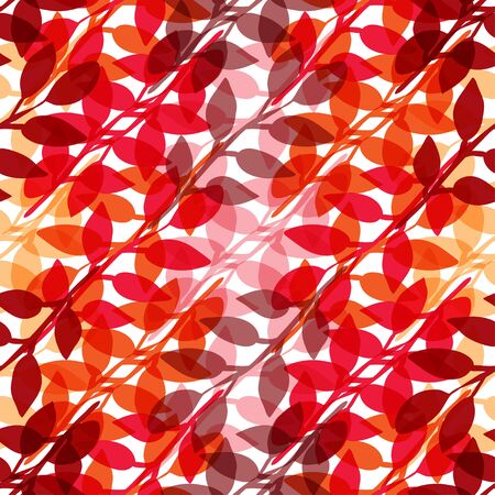 Elegant seamless pattern with hand drawn decorative leaves, design elements. Floral pattern for invitations, greeting cards, scrapbooking, print, gift wrap, manufacturingのイラスト素材