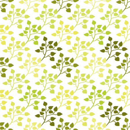 Elegant seamless pattern with hand drawn decorative leaves, design elements. Floral pattern for invitations, greeting cards, scrapbooking, print, gift wrap, manufacturingのイラスト素材
